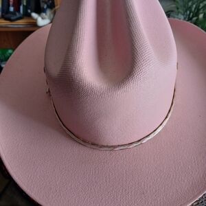 Pink Western Hat